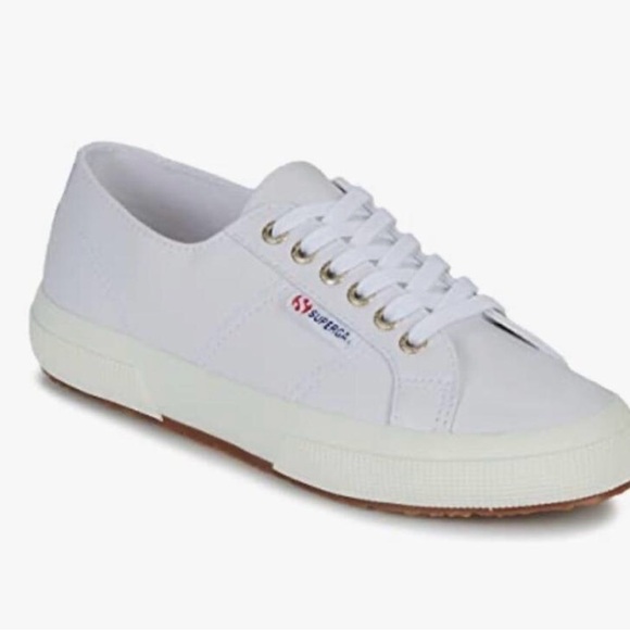 Superga Classic White Leather Sneakers - Picture 8 of 9